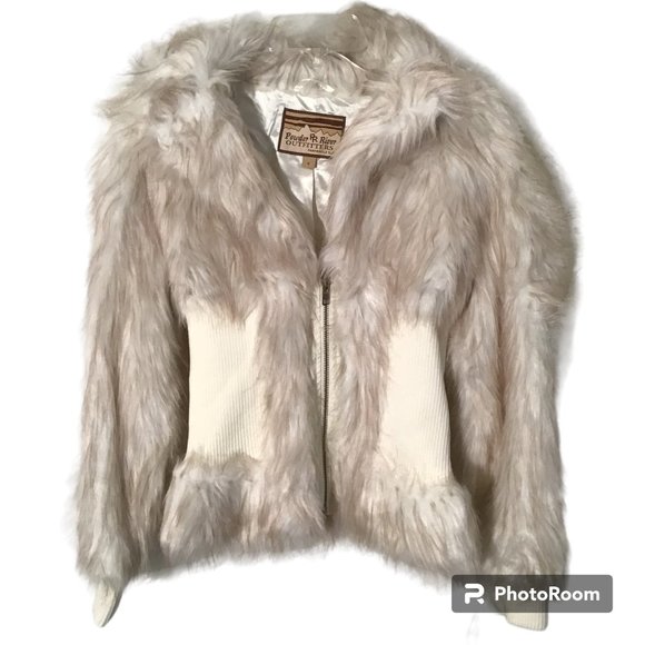 Powder River by Panhandle Slim Sweaters - Powder River by Panhandle Slim Faux Fur Jacket/Sweater
